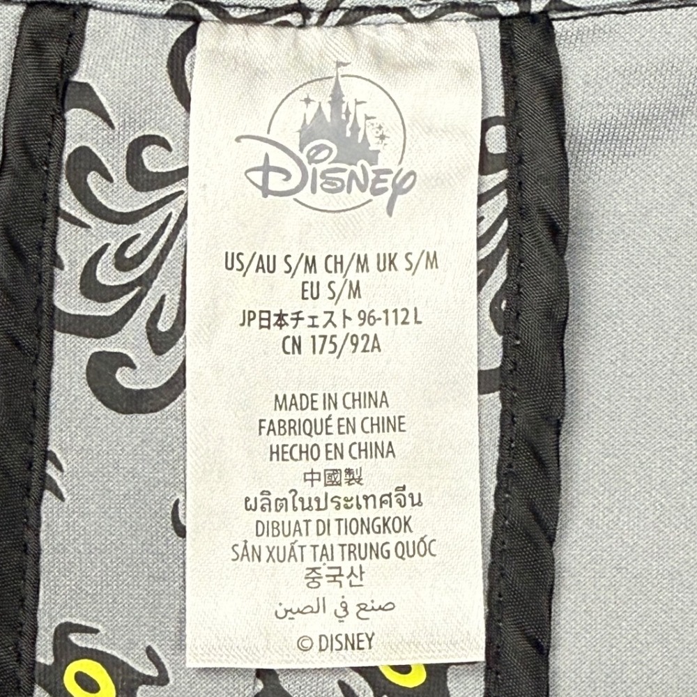 Disney Haunted Mansion Damask Pattern Blazer Jacket Glow in the Dark‎ S/M NWT - Picture 3 of 7